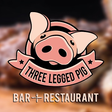 three legged pig pub restaurant port elizabeth logo