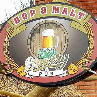 hop and malt pub grill port elizabeth logo