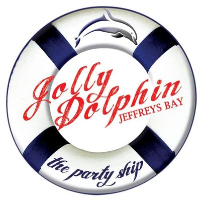 jolly dolphin bar music venue jeffreys bay logo 2